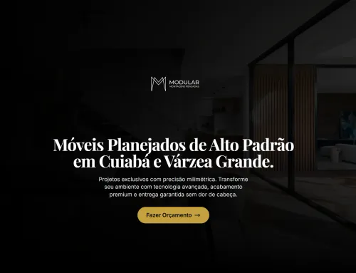 Site criado pela Auto Social Flow para Modular Montagens